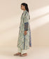 Womens Unstitched Embroidered Off White Three Piece Lawn Suit